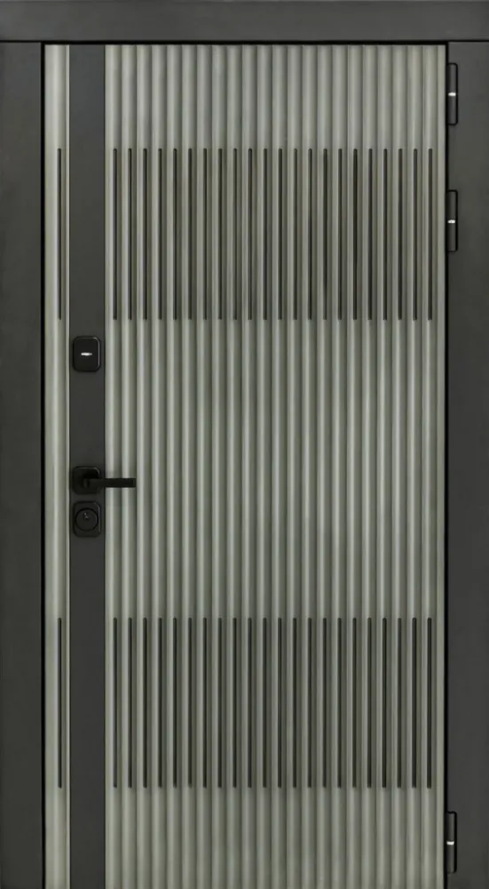 Фото Дверь ДвериПРО Элфи ФЛ-256 (10мм, Бетон снежный) DPRO227585